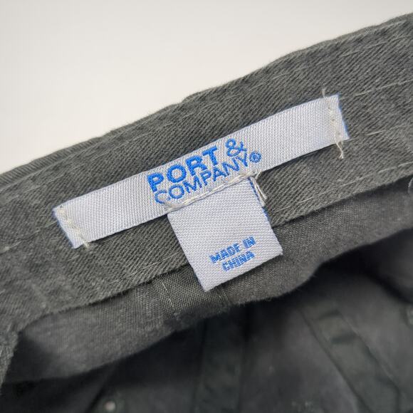 Boise Vintage Gems Baseball Cap Gray One Size Adjustable Port & Company - Picture 9 of 10